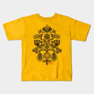 Ukrainian folk traditional embroidery tree. Kids T-Shirt